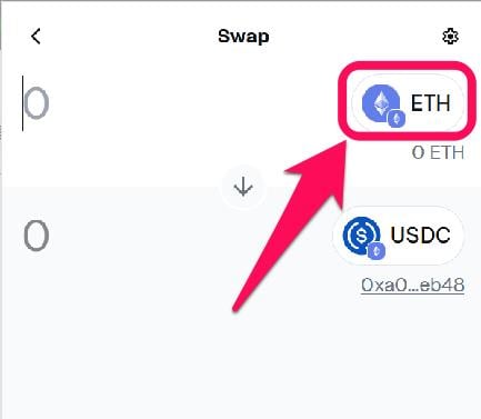 Swap Coins in MetaMask Wallet