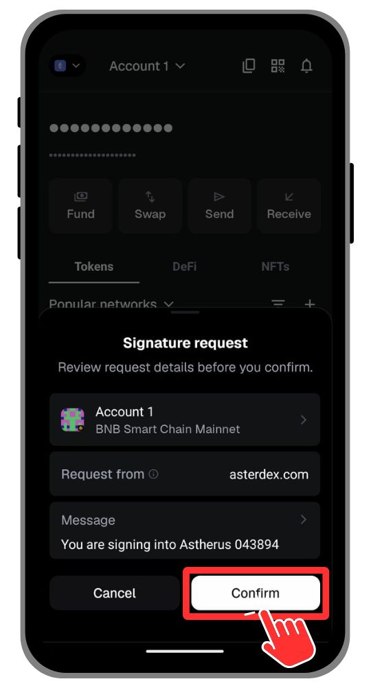Aster DEX Mobile
