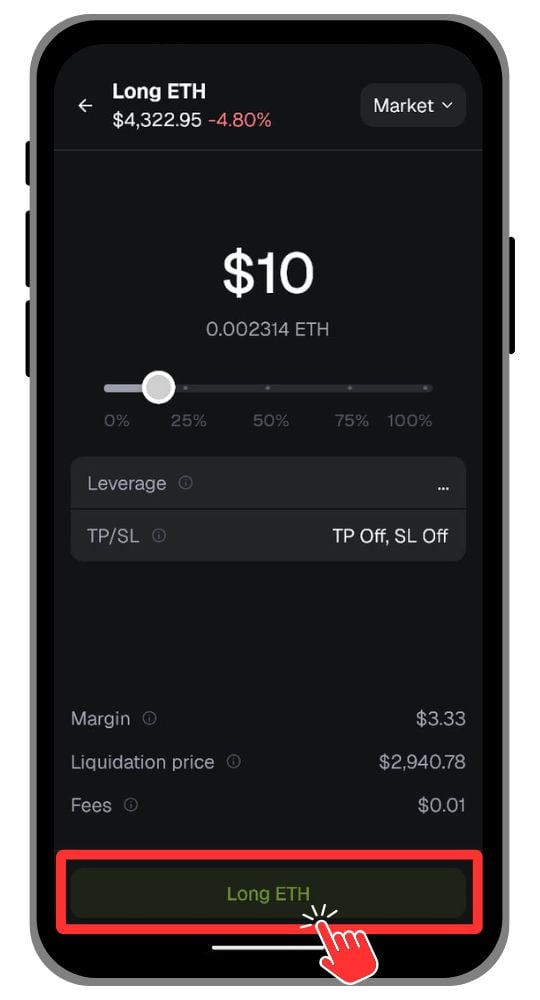 Trade Perps on MetaMask