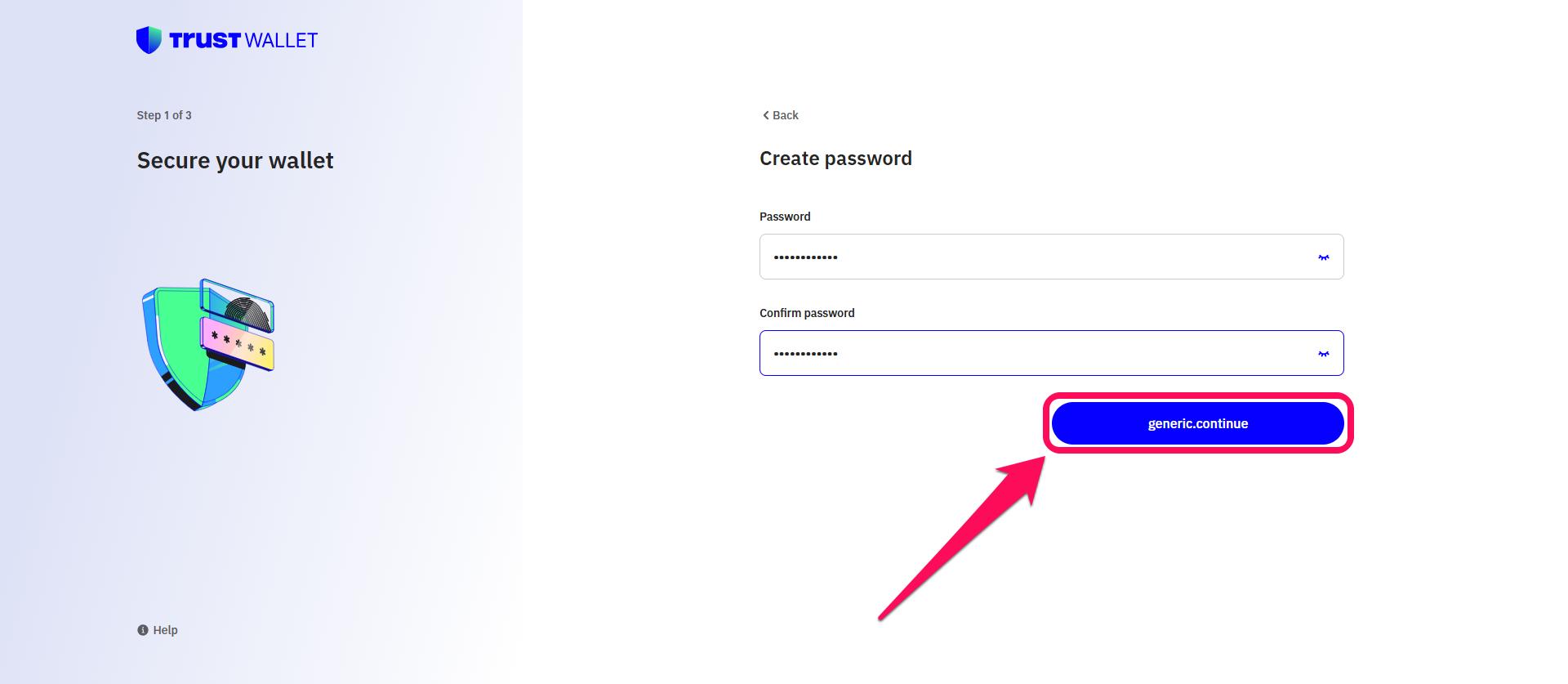 Change Trust Wallet Password
