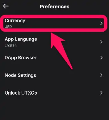 Change Fiat Currency in Trust Wallet