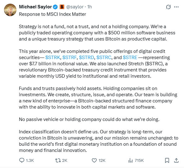 MSCI digital asset treasury