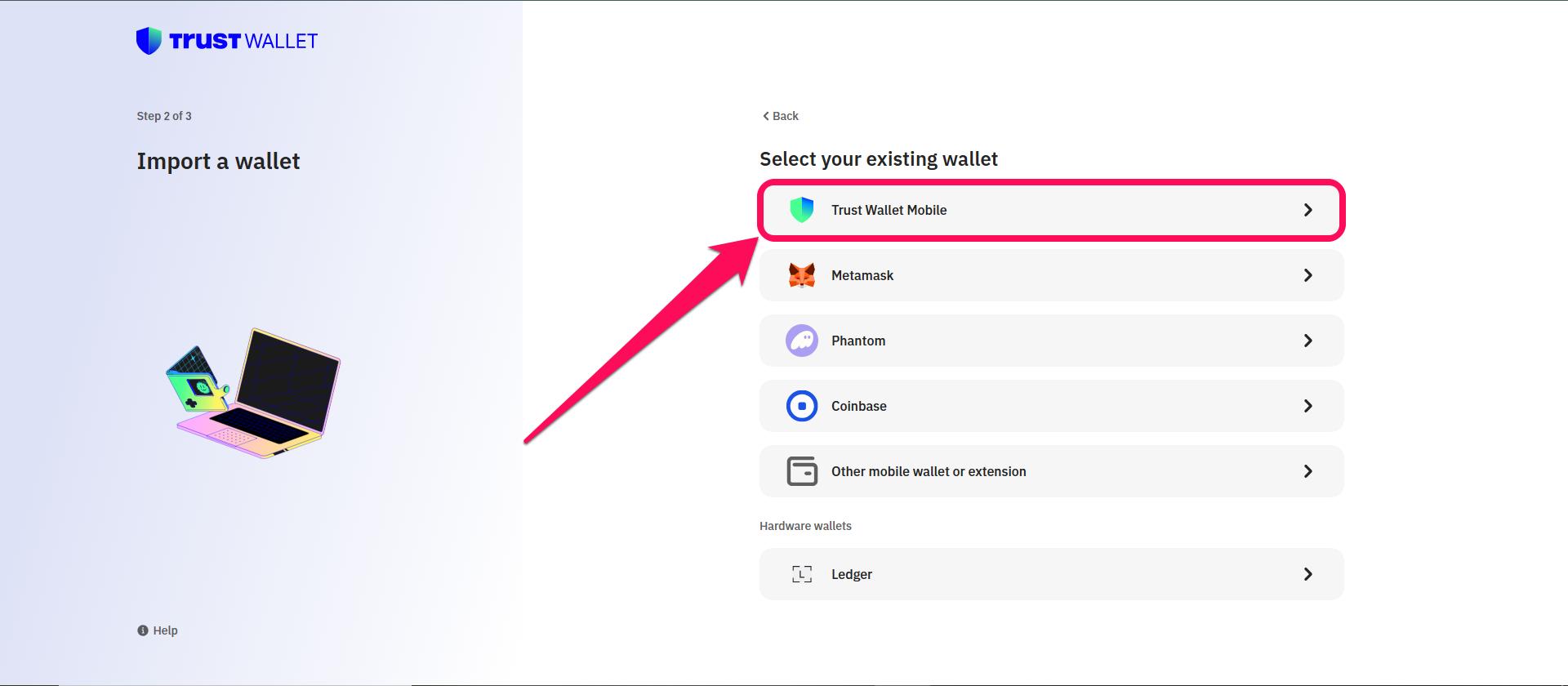 Change Trust Wallet Password