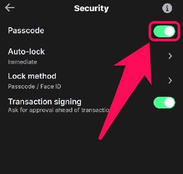 Change Trust Wallet Password