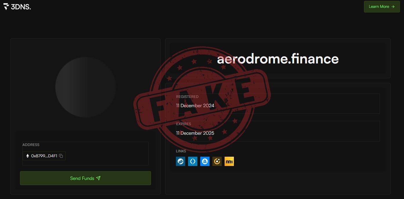 Aerodrome frontend compromise