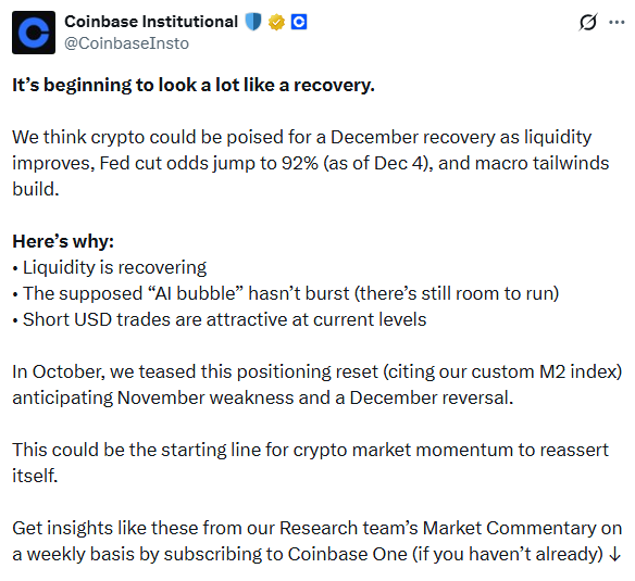 加密货币十二月复苏