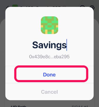 Change Rabby Wallet Name