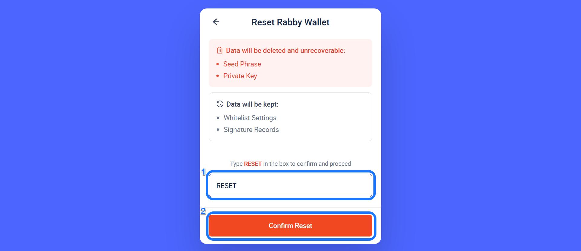 Change Rabby Wallet Password