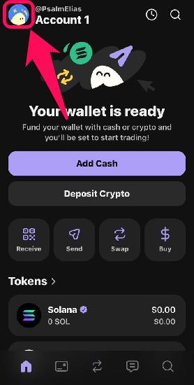 Changez votre nom d'utilisateur Phantom Wallet
