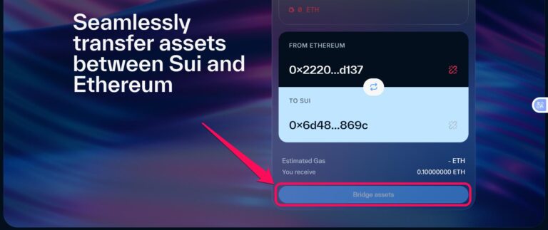 Sui Bridge How to Bridge From Ethereum to SUI Network (3 Methods)