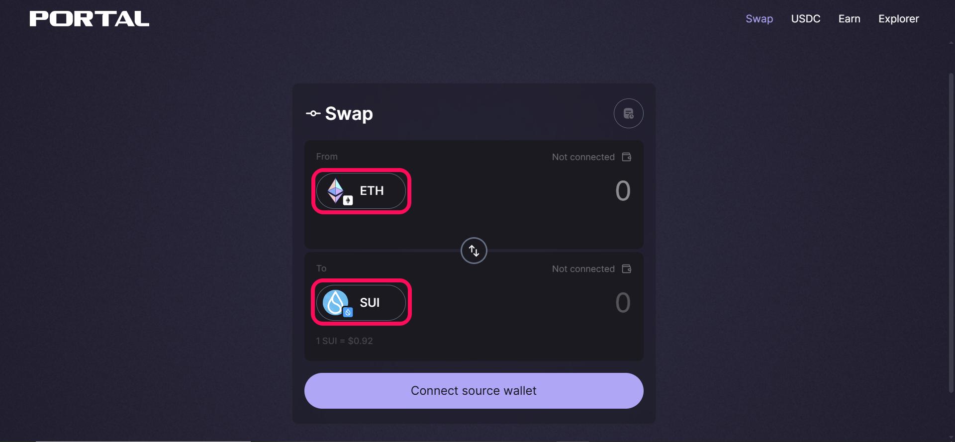 Bridge From Ethereum to SUI Network