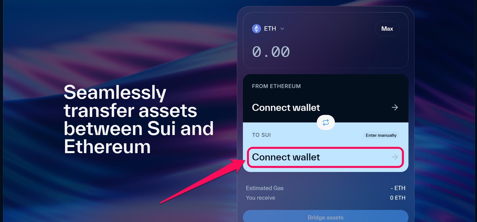 Bridge From Ethereum to SUI Network