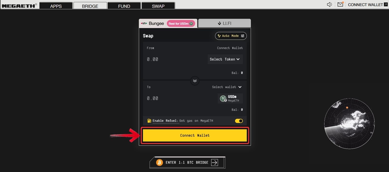 bridge to MegaETH network