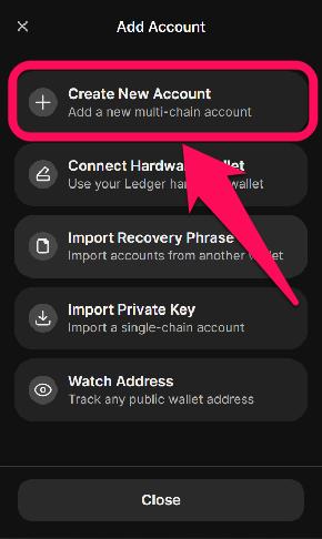 Add a New Account on Phantom Wallet