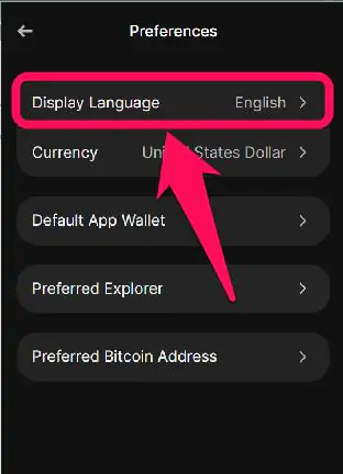 Change the Language in Phantom
