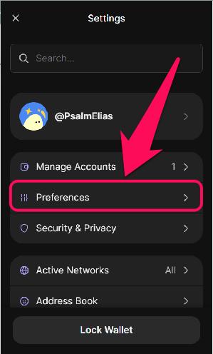 Change Display Fiat Currency in Phantom Wallet