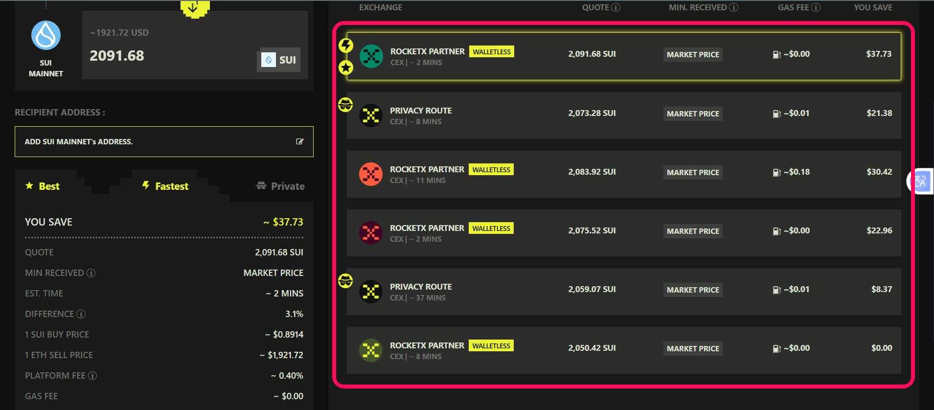 Bridge From Ethereum to SUI Network