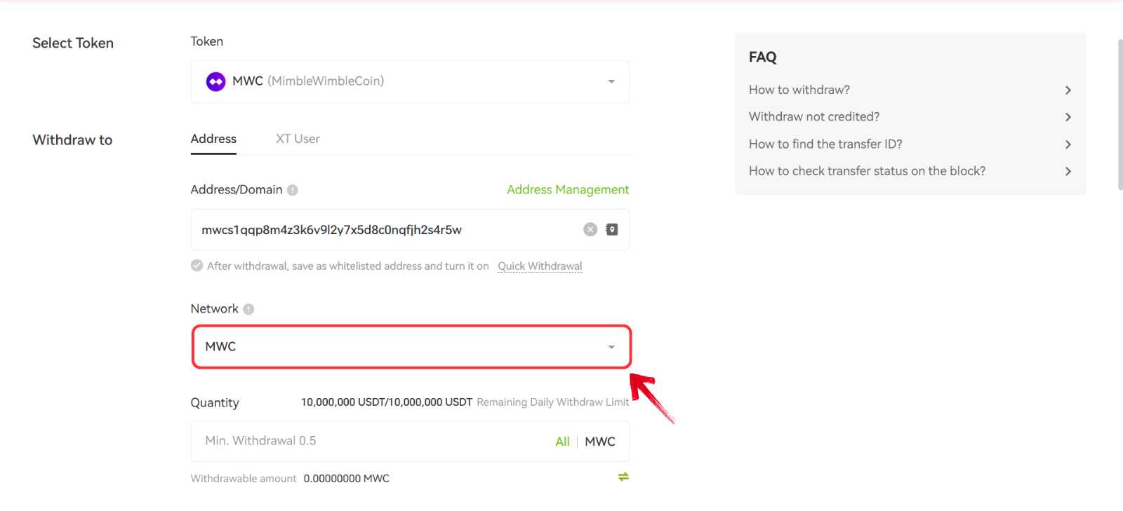 Buy MimbleWimbleCoin