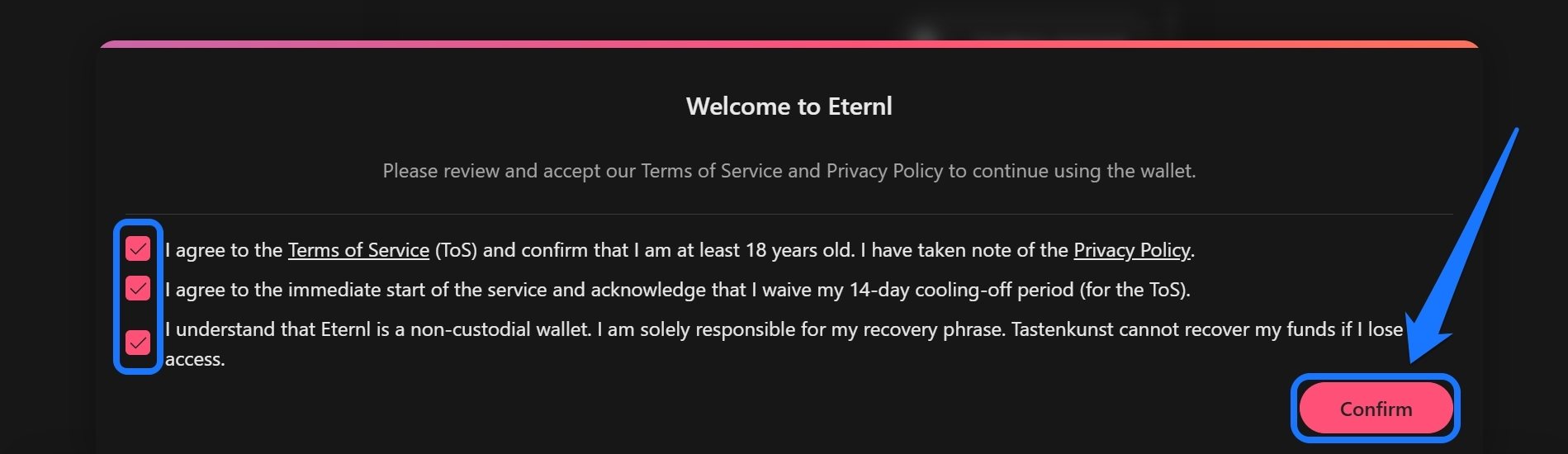 Get Started With Eternl Wallet
