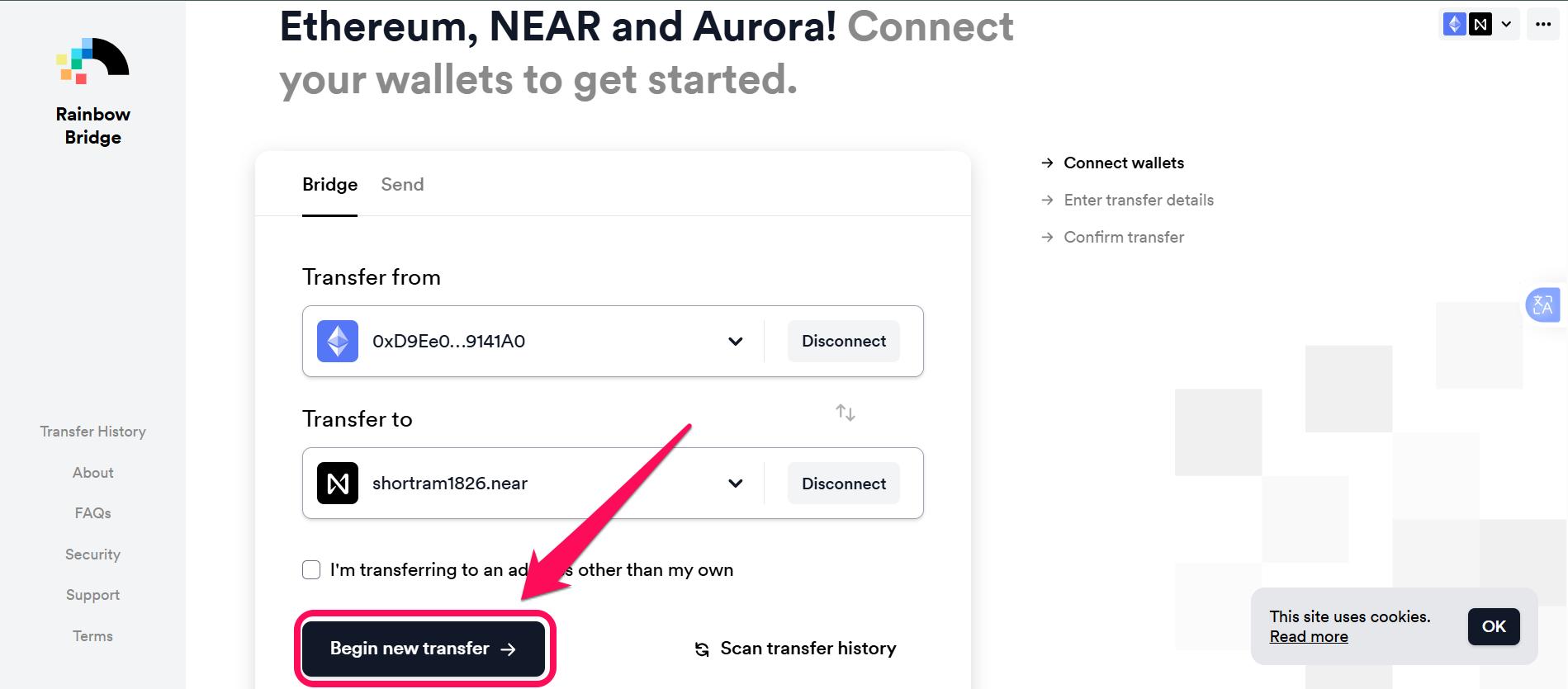 Bridge From Ethereum to NEAR Protocol