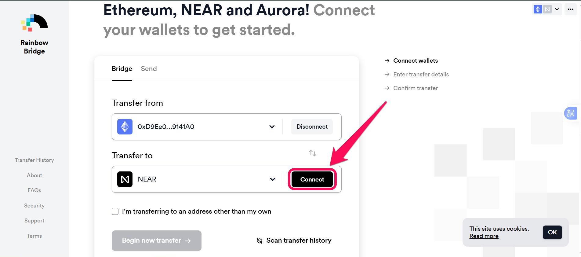 Bridge From Ethereum to NEAR Protocol