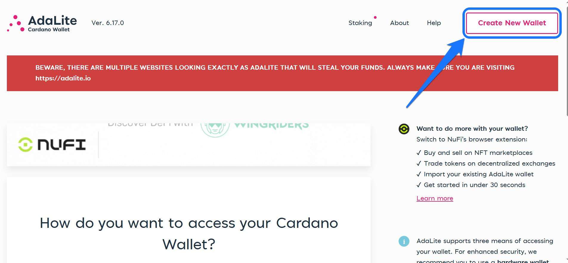 Get Started With AdaLite Wallet