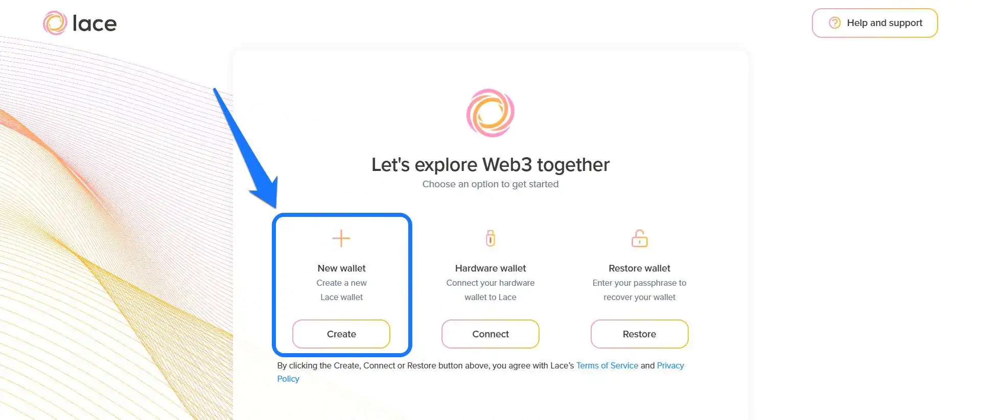 Get Started With Lace Wallet