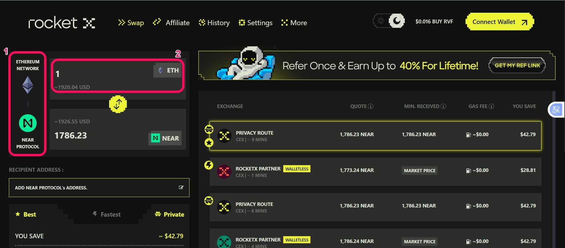 Bridge From Ethereum to NEAR Protocol