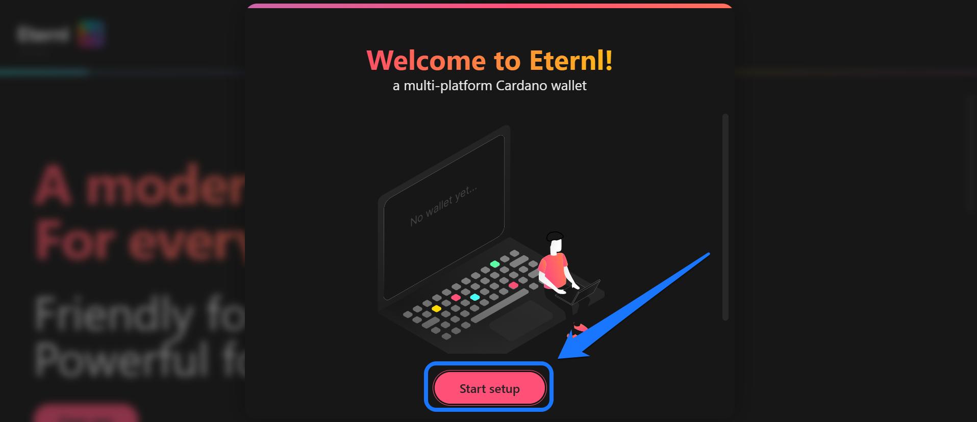 Get Started With Eternl Wallet