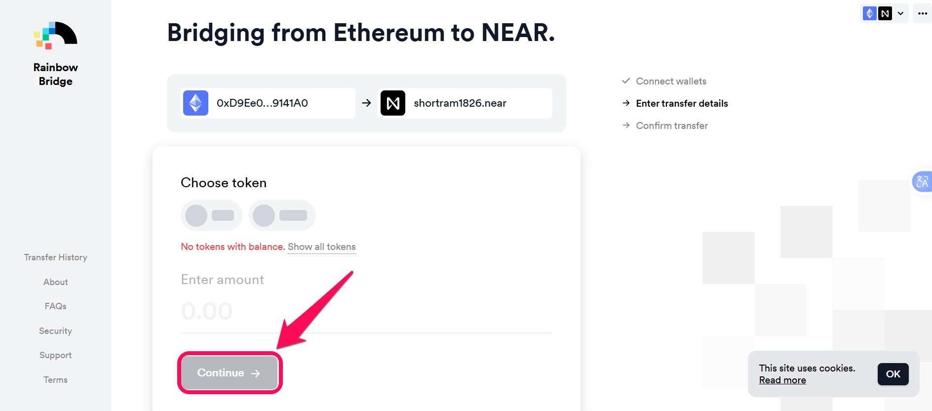 Bridge From Ethereum to NEAR Protocol