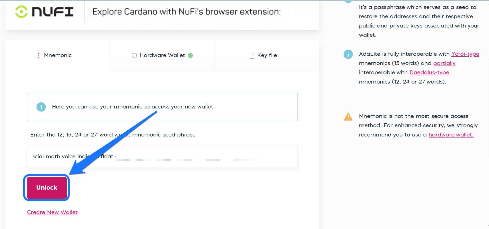 Get Started With AdaLite Wallet