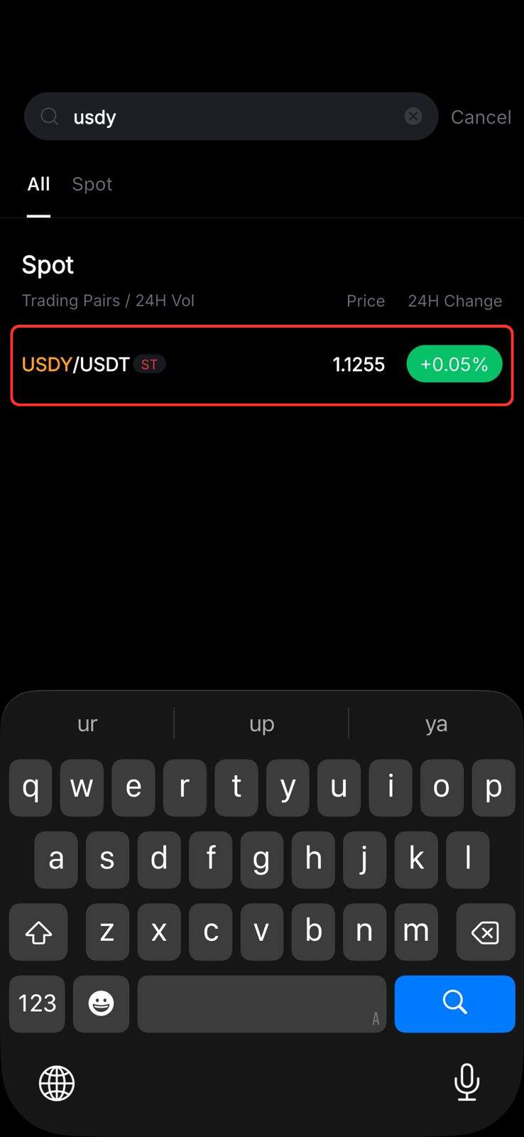 buy USDY