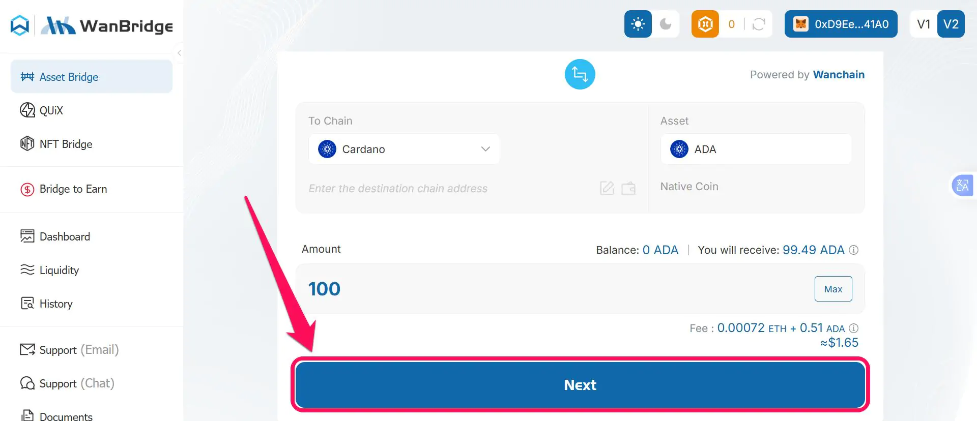 Bridge Assets From Ethereum to Cardano