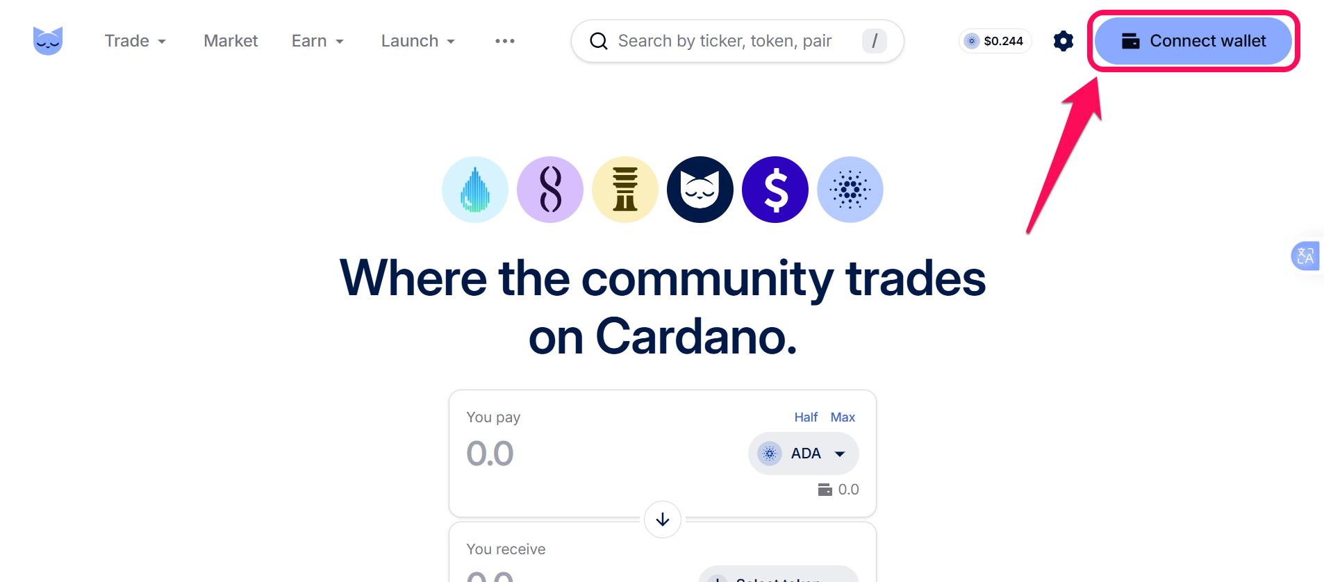 Swap Tokens on Minswap