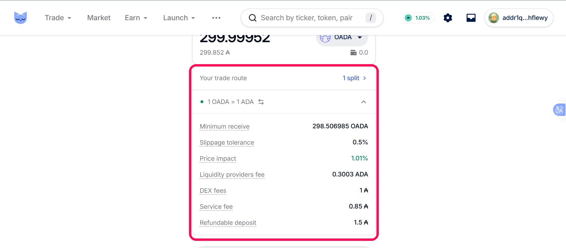 Swap Tokens on Minswap
