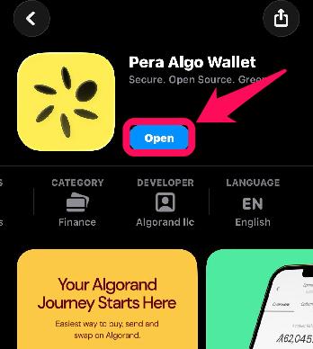 Erste Schritte mit Pera Wallet