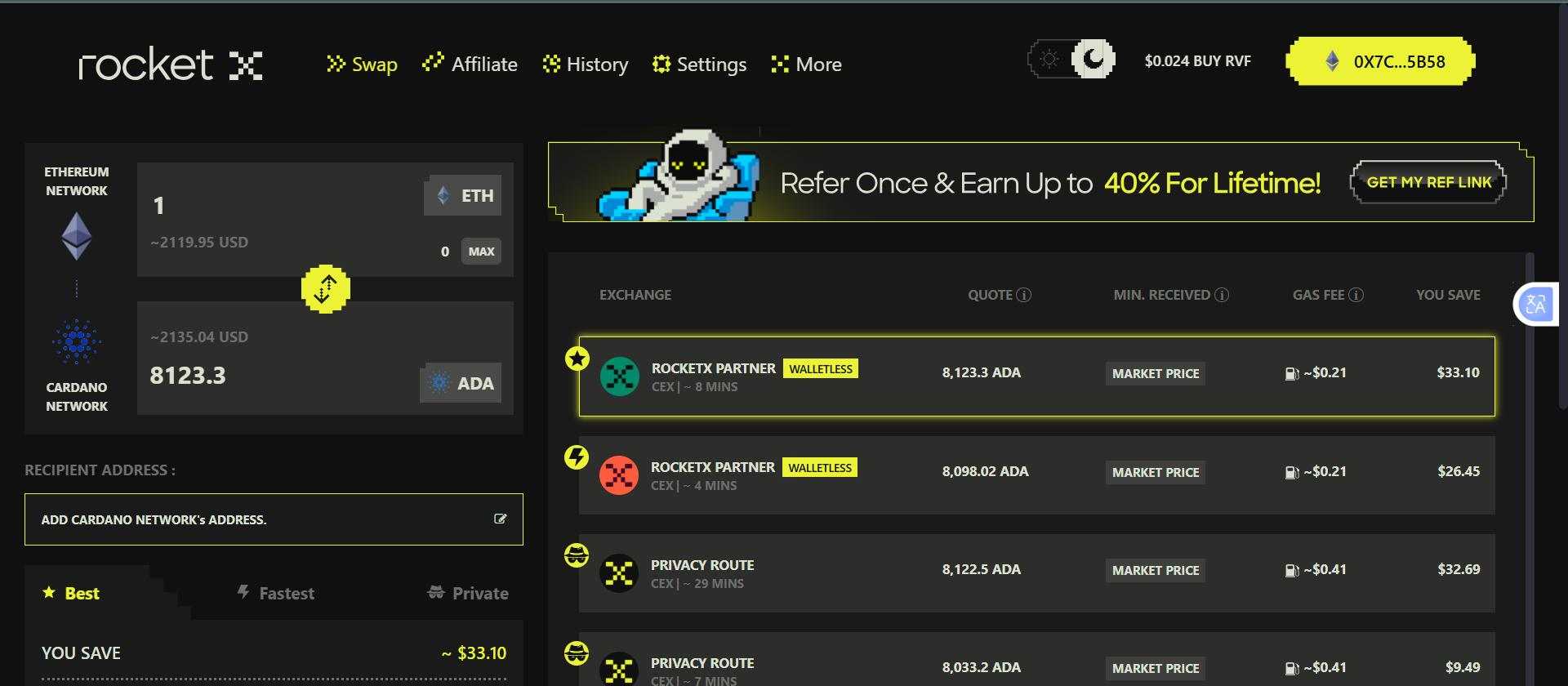 Bridge Assets From Ethereum to Cardano