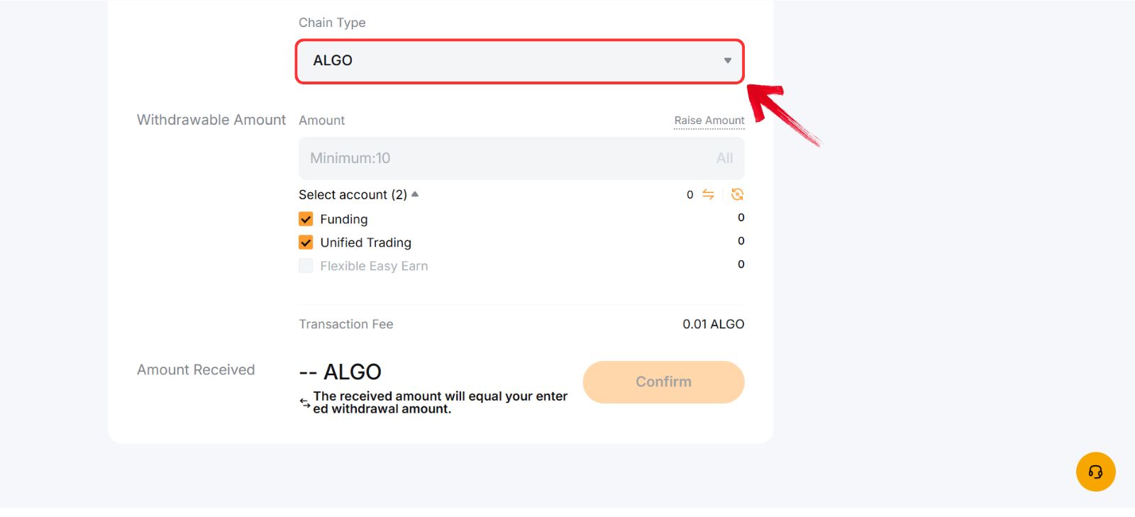Buying Algorand tokens