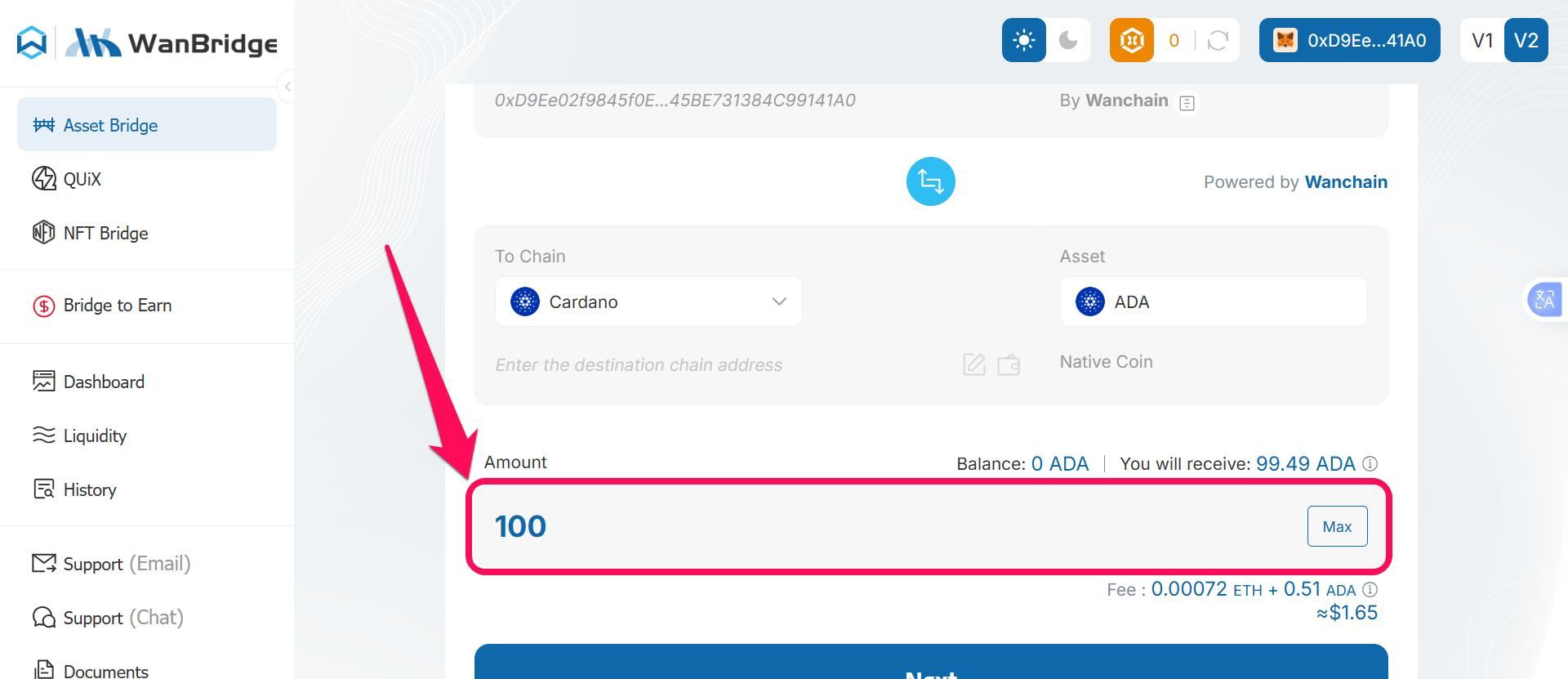 Bridge Assets From Ethereum to Cardano