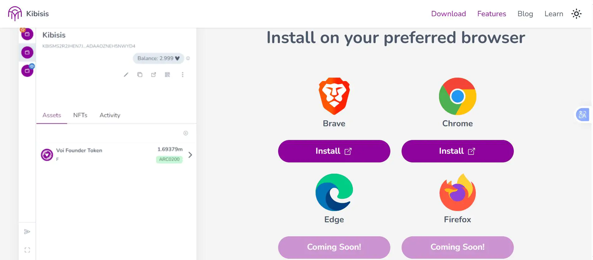 Get Started With Kibisis Wallet
